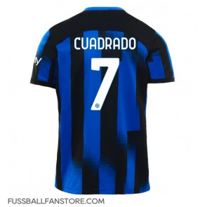 Inter Milan Juan Cuadrado #7 Replik Heimtrikot 2023-24 Kurzarm